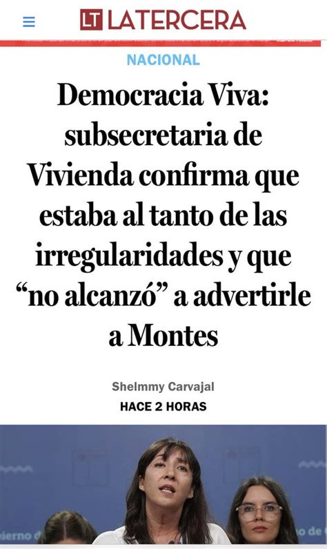 El Capi Ackerman On Twitter La Subsecretaria De Vivienda Tatiana