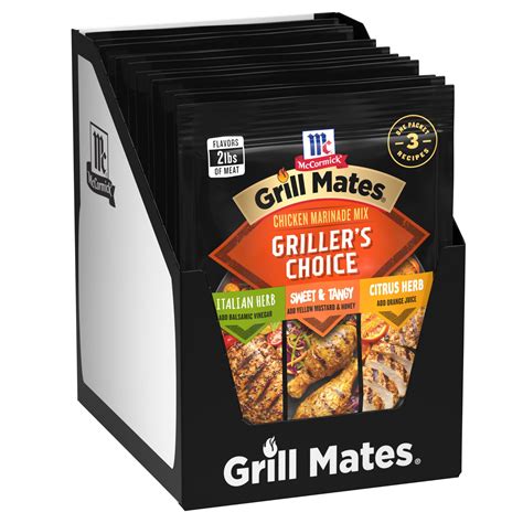 Mccormick Grill Mates Grillers Choice Hyz01 Chicken Marinade Mix 112