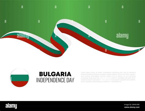 Bulgaria Independence Day Background Banner Poster For National