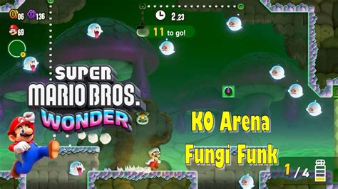 KO Arena Fungi Funk 100 Level Complete Sunbaked Skirmish Super Mario