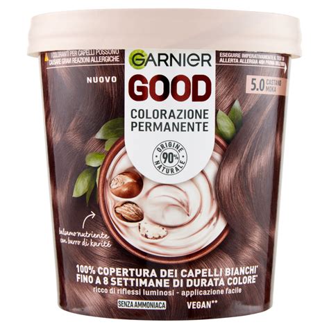 Garnier GOOD 5 0 Castano Moka Colorazione Permanente Senza Ammoniaca