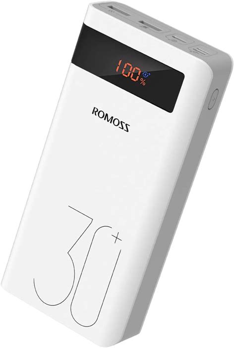 Original ROMOSS 18W PD 30000mAh Power Bank Sense 8P Type C Fast