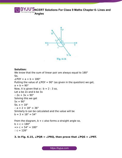 Download Ncert Solutions For Class 9 Maths Chapter 6 Lines And Angles