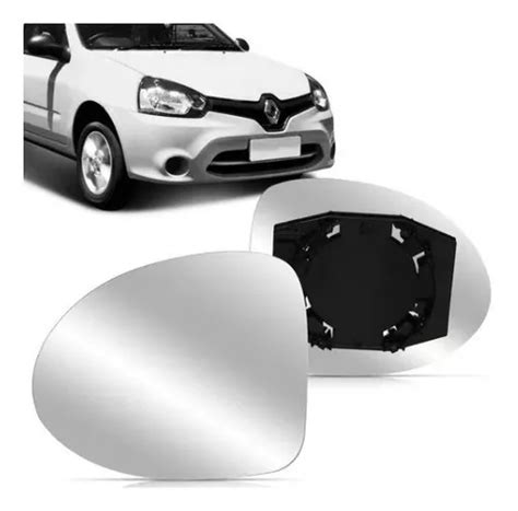 Lente Base Espelho Retrovisor Esquerdo Clio