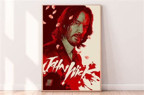 John Wick Poster Keanu Reeves Poster Movie Poster Gift Poster Movie ...