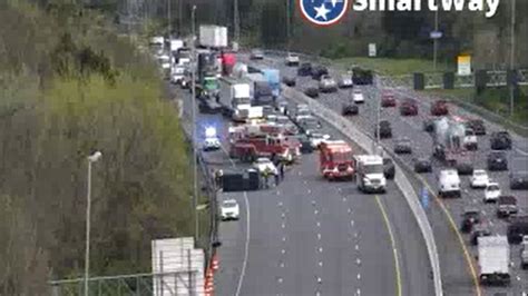 Nashville Traffic I 24 East Reopens After Wreck Near Briley Parkway