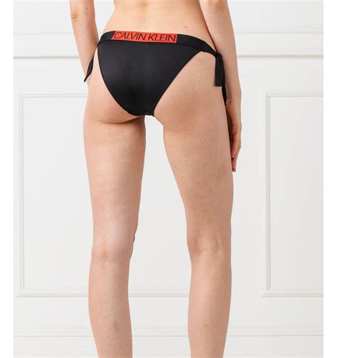 Calvin Klein dámske plavky BIKINI STRING CORE ICON čierne mycomfort sk