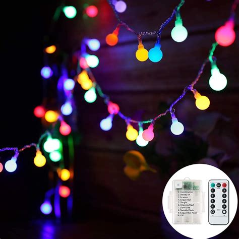 Qillnyy Catena Luminosa A Batteria M Led Con Modalit Di