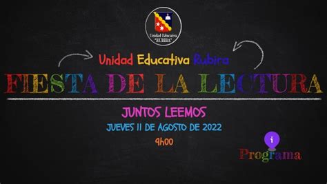 Fiesta De La Lectura I Ii De Bachillerato