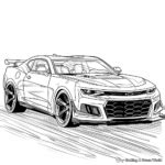 Camaro Coloring Pages - Free & Printable!