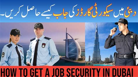 How To Get Security Guard Job In Dubai Security Guard Job Dubai Gtv