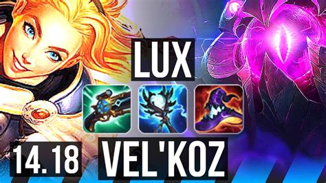 Lux Vs Vel Koz Mid Winrate Dominating Euw Master