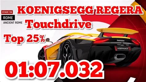 Asphalt Touchdrive Koenigsegg Regera Special Event Stage