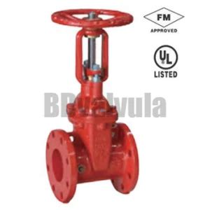 Ansi Awwa C Ul Fm Approved Fire Protection Ductile Iron Rising Stem