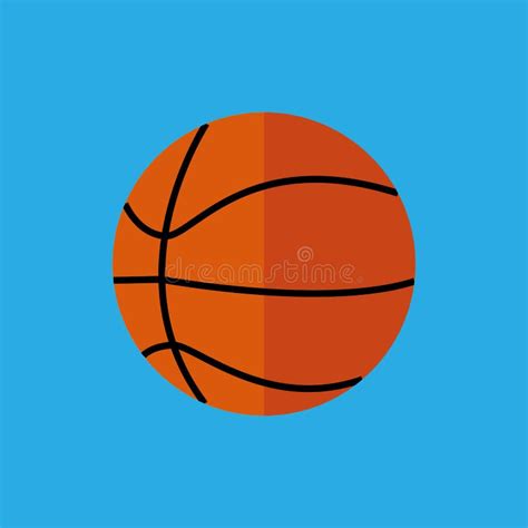 Simple Basketball Dribbling Sport Figure Symbol Vector Illustration