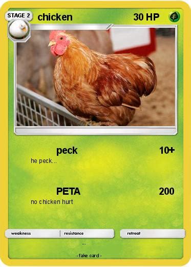 Pokémon Chicken 1212 1212 Peck My Pokemon Card