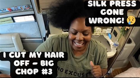 I Had To Cut All My Hair Off 😫 Big Chop 3 Natural Hair Journey I