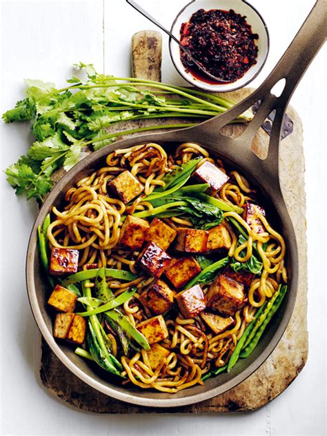 Honey Soy Tofu With Udon Noodles Donna Hay