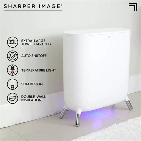 Sharper Image SpaStudio Towel Warmer Heated Comfort Aromatherapy