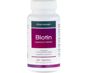 Exvital Biotin Tabletten Stk Ab Preisvergleich Bei