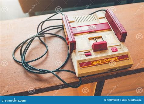Chiangmai Thailand July 7 2018 80s Consoles Classic Games