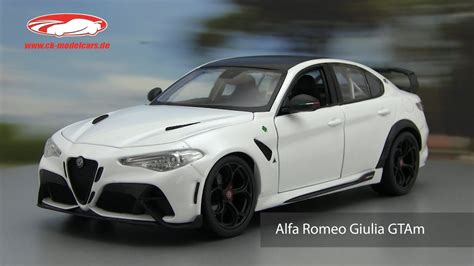 ck modelcars video Alfa Romeo Giulia GTAm Baujahr 2020 trofeo weiß