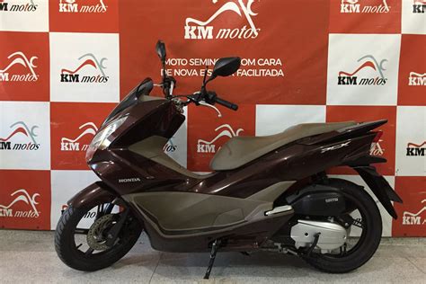 Honda Pcx Dlx Marrom Km Motos Sua Loja De Motos Semi Novas