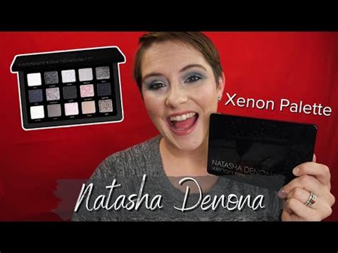 New Natasha Denona Xenon Palette Review Swatches Comparisons Youtube