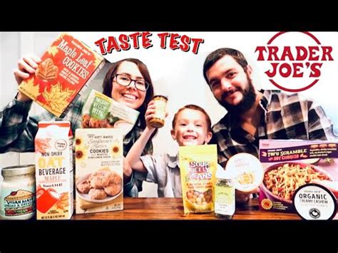 New Trader Joes Taste Test Of The First Fall Items More Youtube