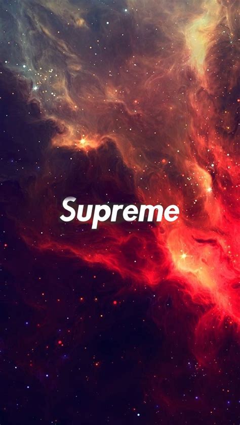 Supreme Logo Wallpaper Galaxy