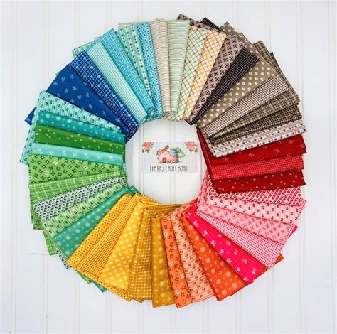 Prim Fat Quarter Bundle By Lori Holt For Riley Blake 42 Pieces 18 X 21