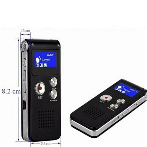 Jual Digital Voice Recorder 8gb Mp3 Player Perekam Suara Digital Shopee Indonesia