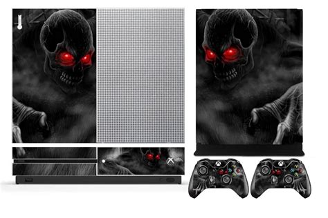 Dark Skull Vinyl Skin Sticker Protector For Microsoft Xbox One S