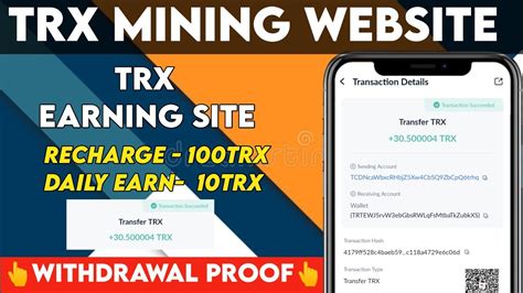 The Latest Tron Trx Cloud Mining Site In 2023 Trx New Website Today