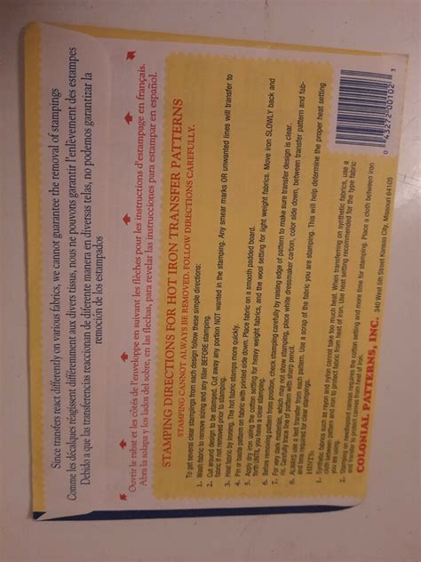 Packages Aunt Martha S Hot Iron Transfers New EBay