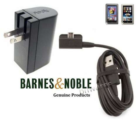 Genuine Barnes Noble Nook Color Tablet Power CONNECTIVITY Kit Charger