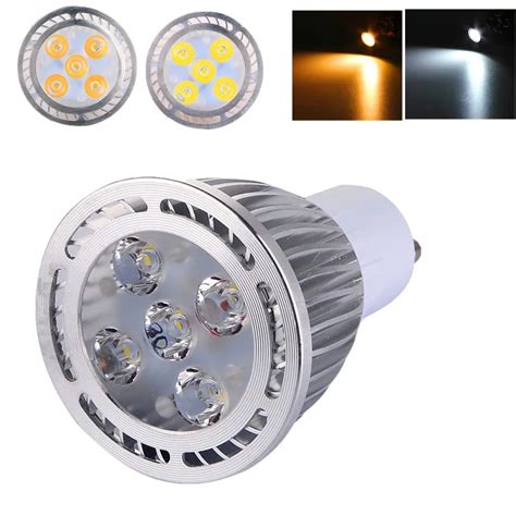 Gu10 5w Ac 85 265v Led Spot Light Bulb Warm White Cold White 3030 Smd