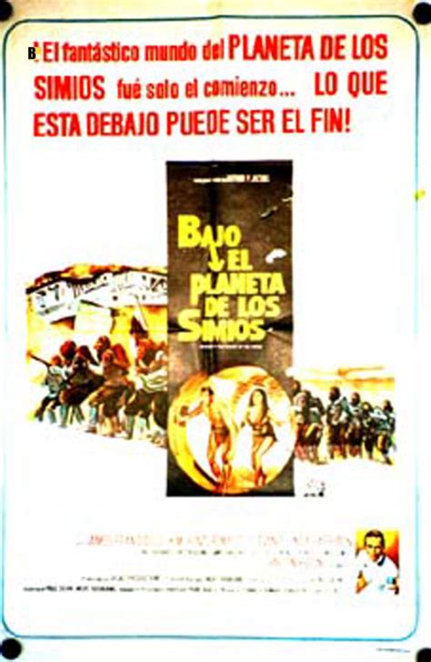 BAJO EL PLANETA DE LOS SIMIOS MOVIE POSTER MOVIE POSTER