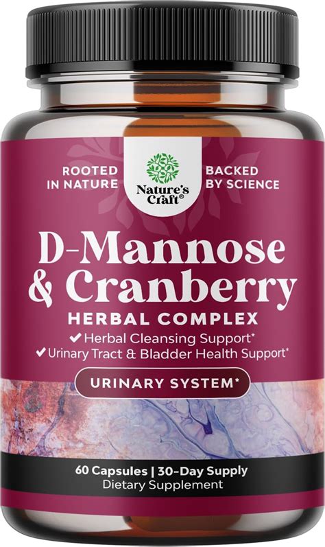 Now Foods Mannose Cranberry 120 Veg Capsules With Pac