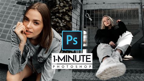 Minute Photoshop Black Theme Color Grading Effect In Photoshop