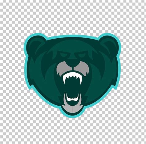 Grizzly Bear Memphis Grizzlies Logo Png Clipart Animals Aqua Bear