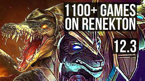 Renekton Vs Nasus Top 6 0 6 1100 Games Dominating Kr Diamond