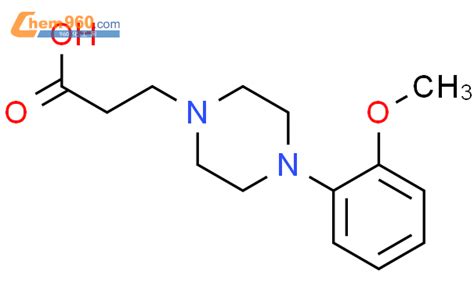 732298 45 2 3 4 2 methoxyphenyl piperazin 1 yl propanoic acid化学式结构式