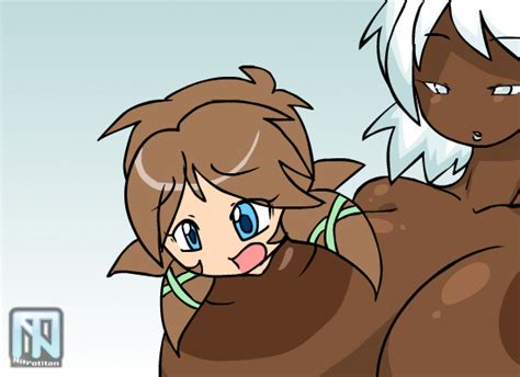 Rule 34 2girls Animated Blue Eyes Breast Vore Breasts Brown Hair Cocoa Modeseven Dark Skin