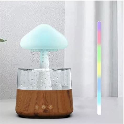 Humidificateur Nuage De Pluie Couleurs Led Ml Diffuseur De Pluie