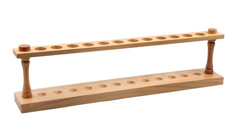 Wooden Test Tube Rack Accommodates 12 Tubes Up To 22mm 17 Wide