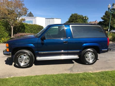 1994 Chevrolet Tahoe 2 Door Low Miles 78kmiles Original One Owner For