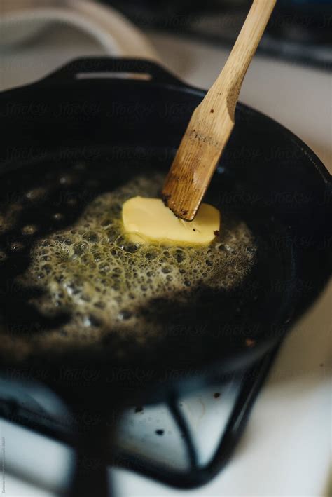 "Melting Butter In The Skillet" by Stocksy Contributor "CWP, LLC" - Stocksy