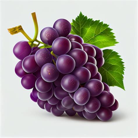 Racimo De Uvas Moradas Aisladas En Im Genes Predise Adas De Fondo