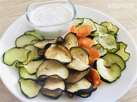 Chips Vegetales De Berenjena Calabac N Zanahoria Y Pepino Para Picar